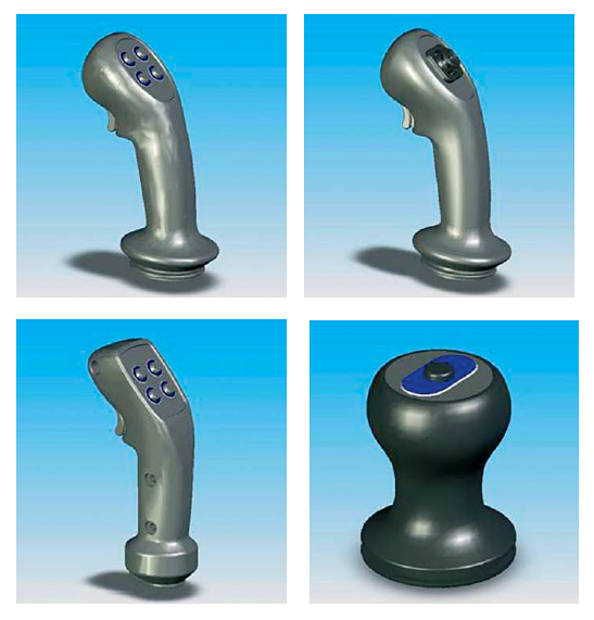 TCJ Series Electronic Hand Control Lever Non Contact Industrial Joystick
