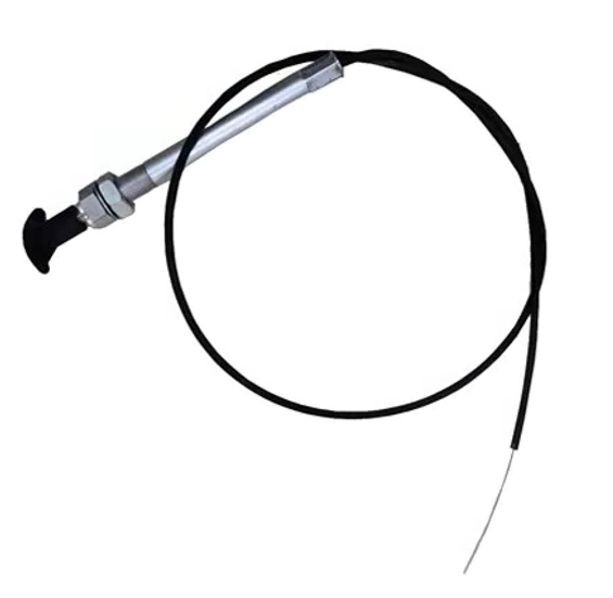 Black Control Cable Assembly With A Twist Lock T-Handle For Remote ...