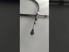 Heavy-Duty Push-Pull Control Cable Assembly With Adjustable Junction And Rod End Fittings