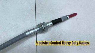 Full Assembled Dual-End Adjustable Push-Pull Control Cable For Industrial Mechanical Motion Control