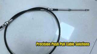 Push-Pull Control Cable Assembly With Threaded End Fitting