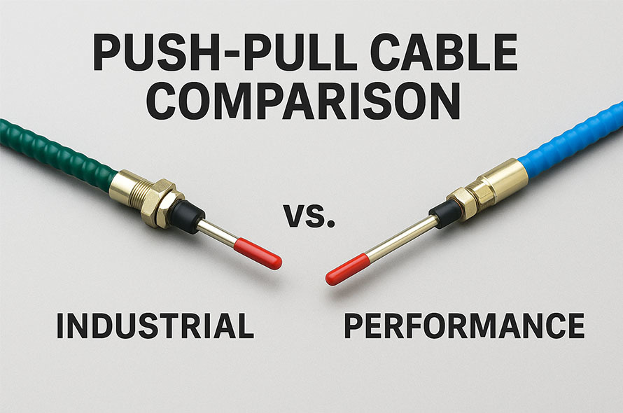 Push Pull Cable Types Push-Pull Cable Comparison: Industrial vs Performance | Application ...