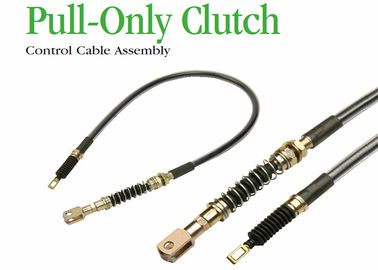 Pull - Only Clutch Control Cable , Industrial  Mechanical Custom Control Cable