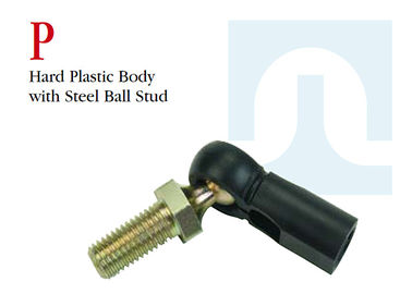 P Series Stainless Steel Ball Joint Low Carbon Steel / Zinc Plated With Steel Ball Stud