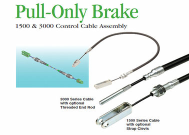 Control Cables Pull - Only Brake Cables With Threaded End Rod / Strap Clevis