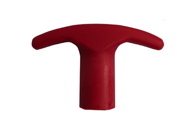 Red Cable End Fittings Push - Pull Control Head For Engine Shut Down