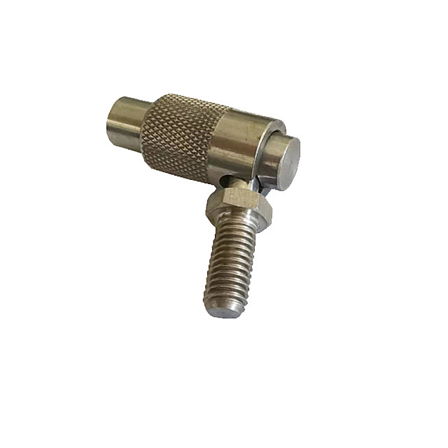 Cable End Fittings Stainless Steel M8 Ball Joint With Knurled Finish