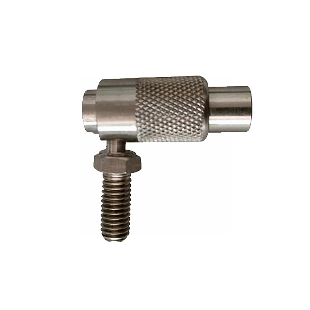 Cable End Fittings Stainless Steel M8 Ball Joint With Knurled Finish