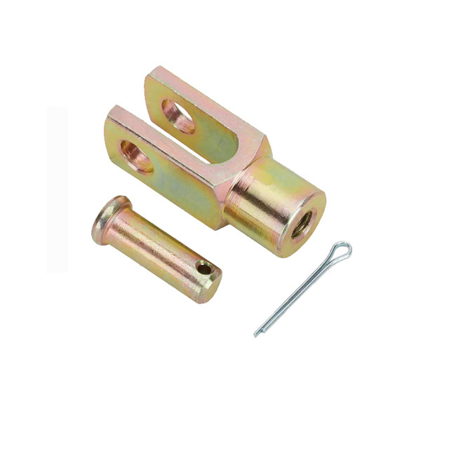 Cylinder Stainless Steel Clevis Pin Cotter Threaded Clevis Pin  Zinc Plated Steel
