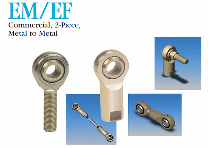 2-Piece EM / EF Stainless Steel Spherical Rod Ends Metal To Metal For Lawn / Garden