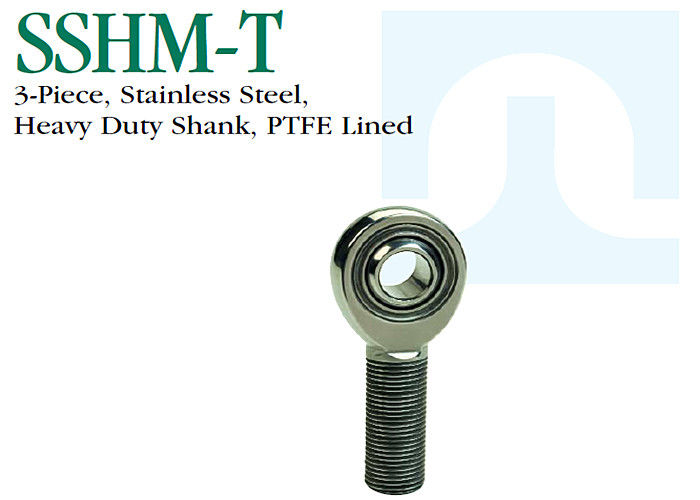 Heavy Duty Stainless Steel Tie Rod Ends , SSHM - T Precision Ball Bearing Rod End