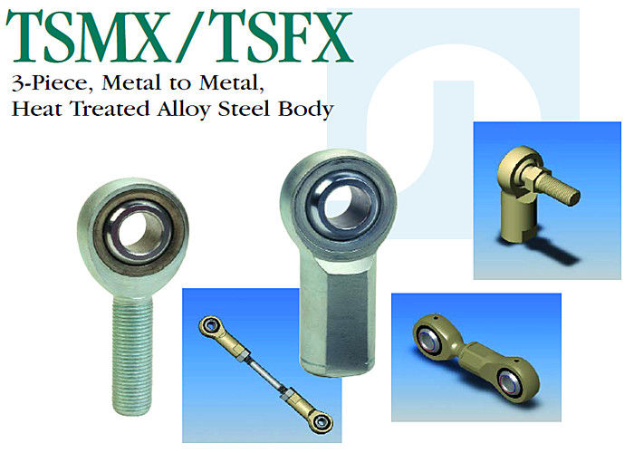 TSMX / TSFX Precision Stainless Steel Rod Ends With Heat Treated Alloy Steel Body