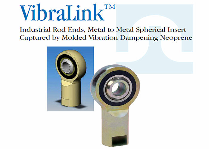 Stainless Steel Spherical Rod Ends , Fully Threaded Solid Rod Ends For Truck / Bus
