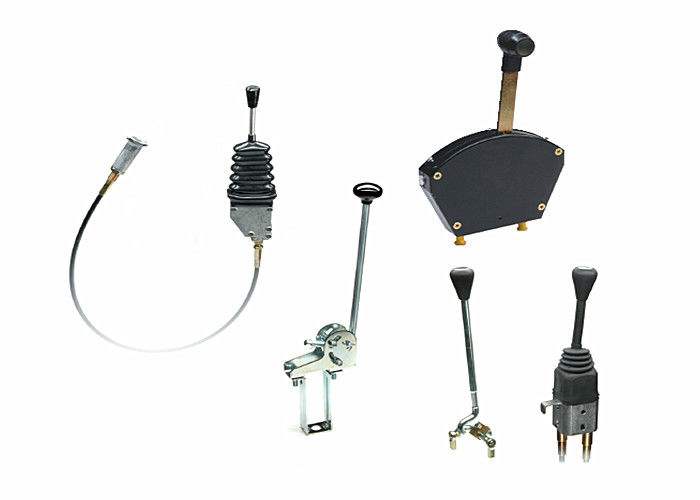 Plated Steel Custom Control Cable Push Pull Hand Control Lever ISO 9001