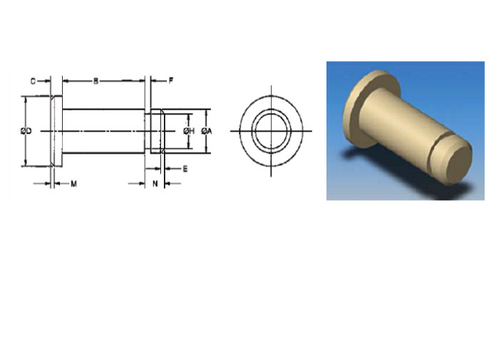 Different Dimensions Of Gas Spring Carbon Steel Clevis