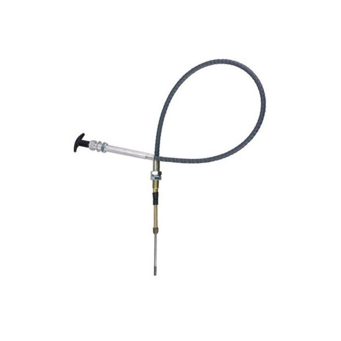 Push Pull Control Cable Mechanical Control Choke Cable With Twist Lock T Handle