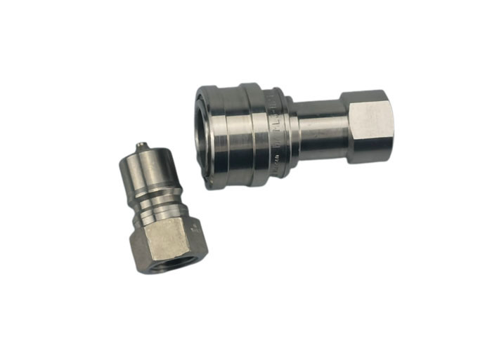 1 Inch Close Type ISO Quick Coupler , Stainless Steel Couplings Quick ...