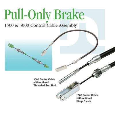 Industrial Control Cables Pull Only Brake High Load Low Deflection