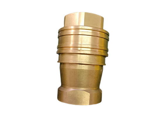 Hydraulic 800psi 2" Brass Quick Release Coupling For Fluid