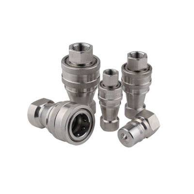 AU Or EPDM Hydraulic Quick Adapter For Gas Application -20-100℃ Working Temperature