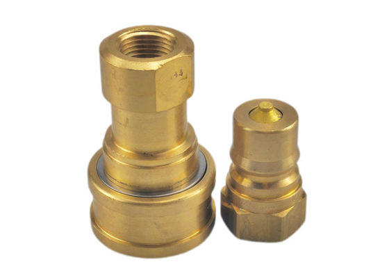 ISO7241B 0.75 Inch	Hydraulic Brass Quick Coupler
