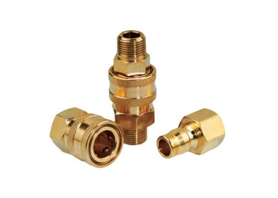 Hydraulic Brass Quick Coupling 1/8 For Non Valved Applications