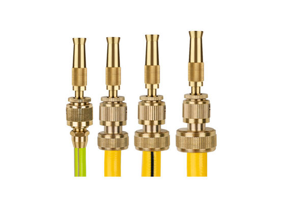 Adjustable Brass Spray Gun Connector High Pressure Car Wash Water Gun Nozzle