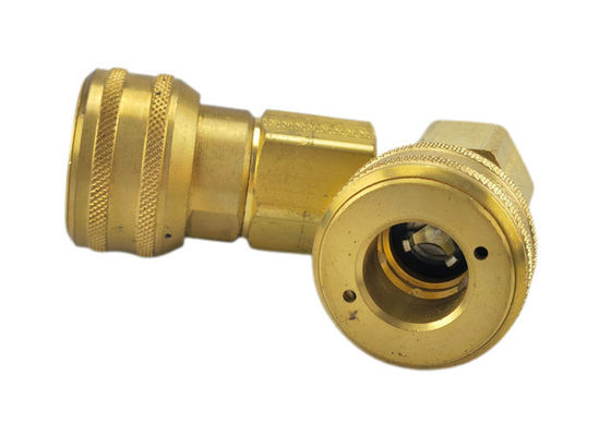 0.25 Inch Threaded Quick Connect , Brass Quick Release Coupling