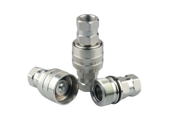 Thread Locked Hydraulic Quick Coupling Socket With Valve Plug / Valve CVV