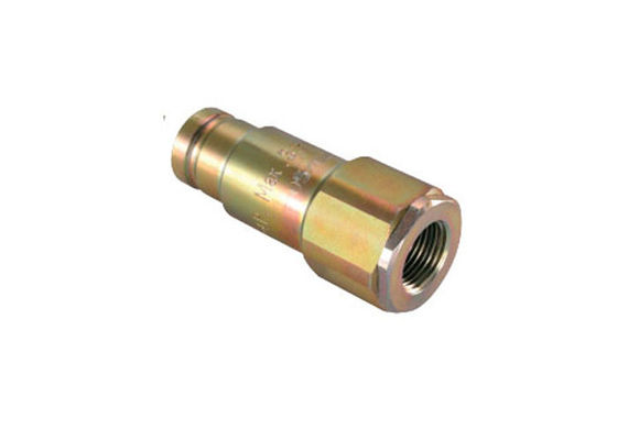IATF16949 Steel Flat Face Coupler , 0.25'' Flat Face Quick Disconnect