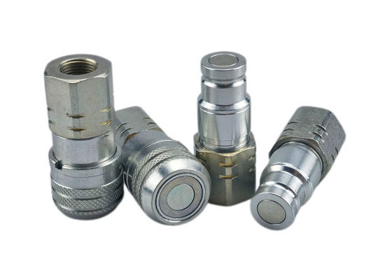 NPT IATF16949 0.5 Inch Flat Face Hydraulic Connectors