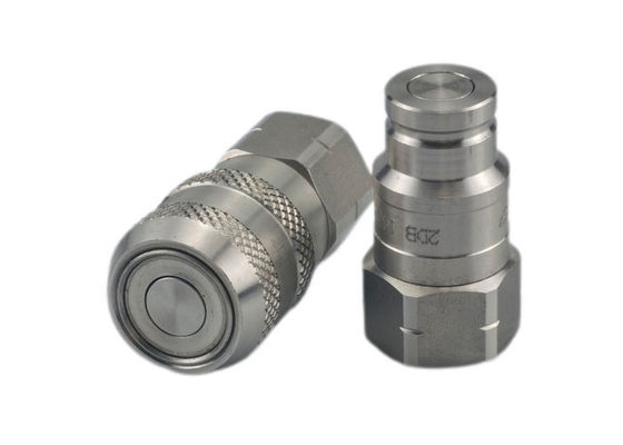 0.5'' ISO16028 NPT Hydraulic Flat Face Quick Coupler