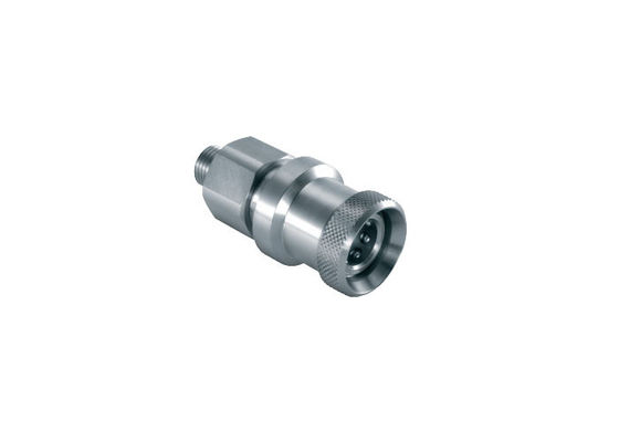 BSPP Connect Under Pressure Flat Face Hydraulic Couplers
