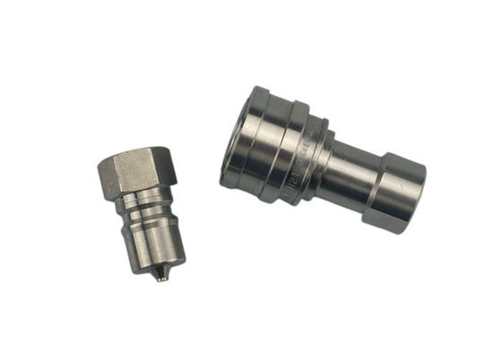 1 Inch Close Type ISO Quick Coupler , Stainless Steel Couplings Quick Release