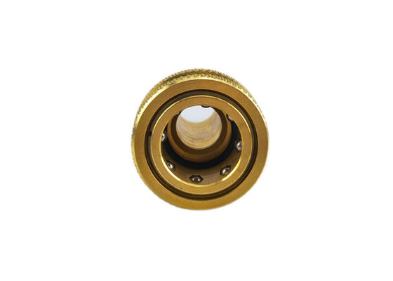 Brass 0.5 Inch 2200psi Straight Through Coupler