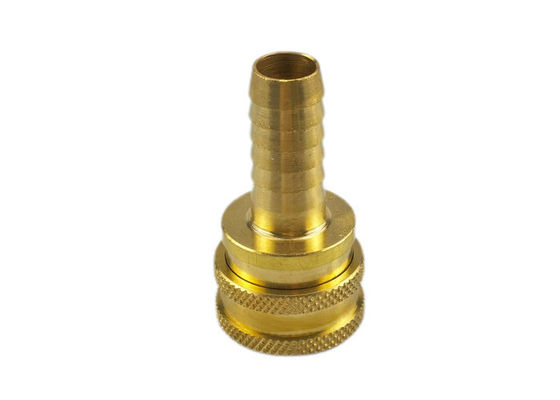 Brass 0.5 Inch 2200psi Straight Through Coupler