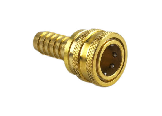 Brass 0.5 Inch 2200psi Straight Through Coupler