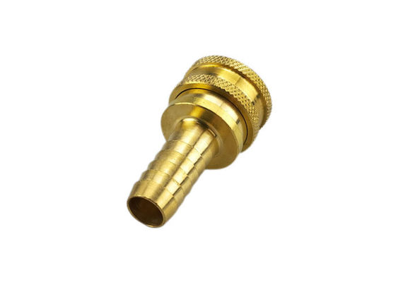 Brass 0.5 Inch 2200psi Straight Through Coupler