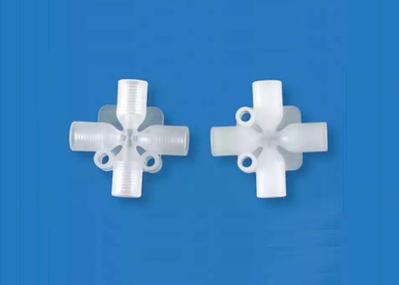 1/4 - 28UNF Thread Tee Plastic Connectors Female Thread Adapter