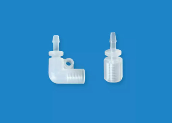 Plastic Union Threaded Screw Hydraulic Hose Couplings  For Rigid PTFE Tube