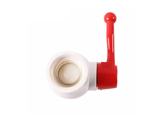 2 Way Straight Through Type Manual PVC Ball Valve UPVC Fixed Control Flow Water