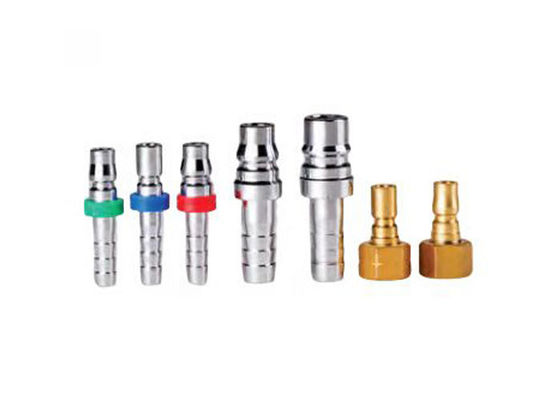 Close Type Pneumatic Quick Coupling Brass For Shipping Thread Connection