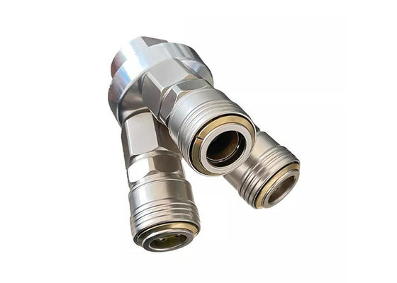 Pneumatic Circular Three Way Quick Plug Joint C Type Self Locking For Air Compressor