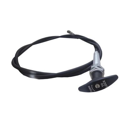 Control Cable Assembly With Twist Locking Handle 96" Long Black