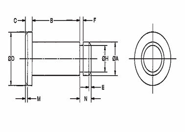 TXLP Series Adjustable Clevis Pin , Connecting Products Metric Clevis Pins