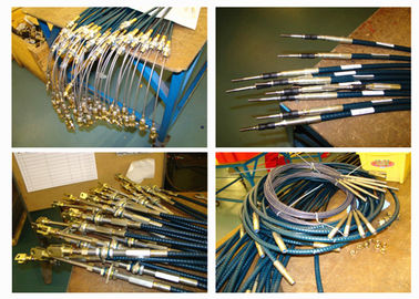 Custom Industrial Control Cables , Tractor Spare Parts Choke Control Cable