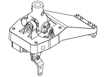 Aluminum / Plastic Manual Transmission Shifter 923 Series Transmission Control Valve