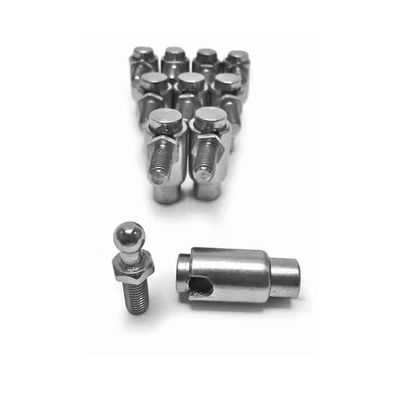 Silver/Yellow Quick Disconnect Ball Joint Fuel Shut-Off Cable Ball Joint for Machinery