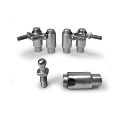 Silver/Yellow Quick Disconnect Ball Joint Fuel Shut-Off Cable Ball Joint for Machinery