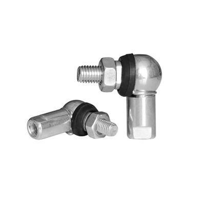 Silver or Yellow Zinc Plated Angle Ball Joint Rod End Bearing With Rubber Seals IATF16949 Certified